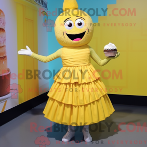 Yellow Cupcake mascot...