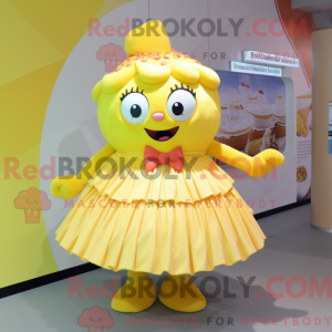 Yellow Cupcake mascot...