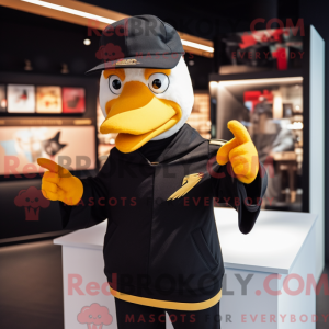 Gold Blackbird mascot...