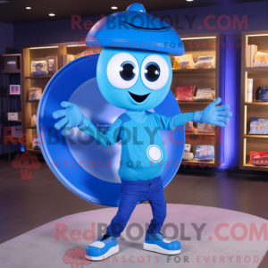 Postava maskota Blue Plate...