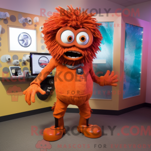 Rust Cyclops mascot costume...