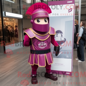 Magenta romersk soldat...