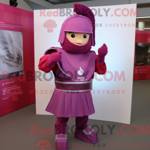 Magenta romersk soldat...