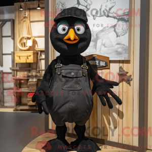 Sort Blackbird maskot...
