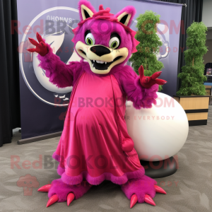 Magenta Chupacabra mascotte...