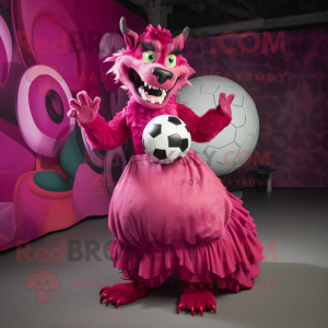 Magenta Chupacabra mascotte...