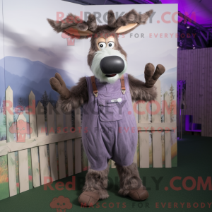 Costume de mascotte d élan...