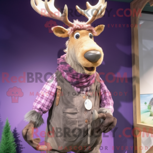 Lavendel Irish Elk maskot...