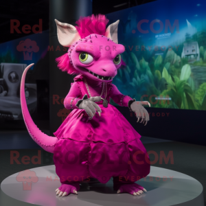 Magenta Chupacabra mascotte...