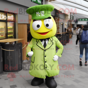 Lime Green Dim Sum mascotte...