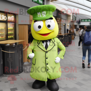 Limegrønn Dim Sum maskot...
