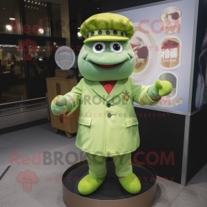 Lime Green Dim Sum mascotte...