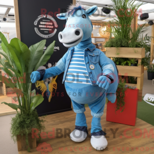Sky Blue Quagga mascot...