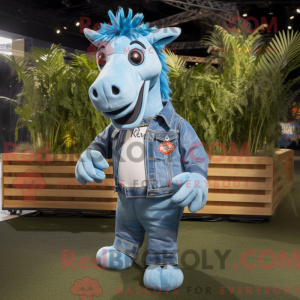 Disfraz de mascota Sky Blue...