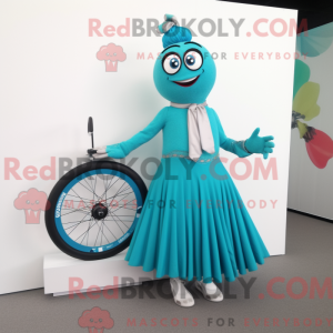 Turkis Unicyclist maskot...
