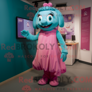 Blågrønn rosa...