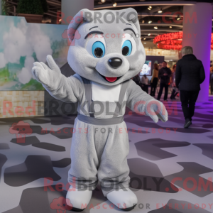 Costume mascotte de Silver...