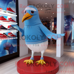 Sky Blue Gull maskot...