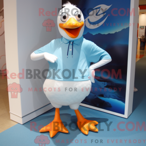 Sky Blue Gull maskot...