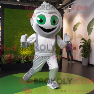 Silver Spinach mascot...