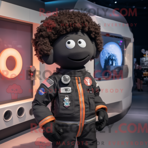 Sort astronaut maskot...