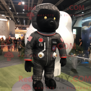 Figura de astronauta preta...
