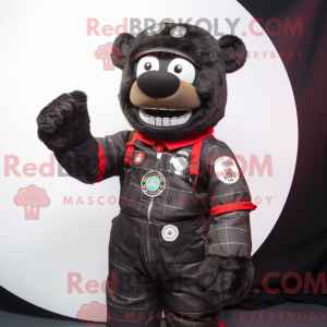 Figura de astronauta preta...