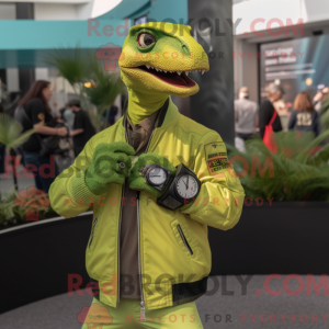Limegrøn Velociraptor...