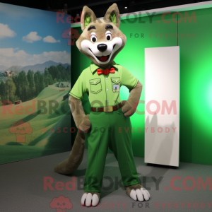 Costume mascotte de Dingo...