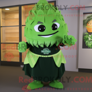 Maskotkostymefigura Olive...