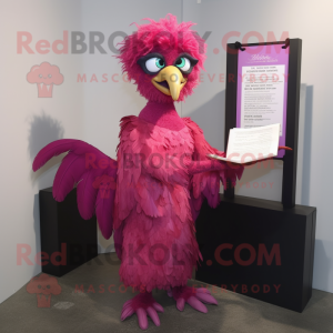 Magenta harpij mascotte...