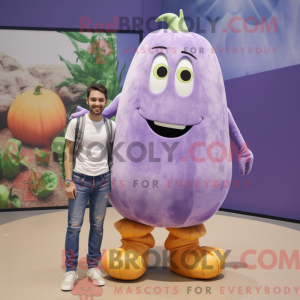 Lavendel Squash maskot...