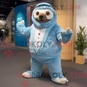Postava maskota Sky Blue...