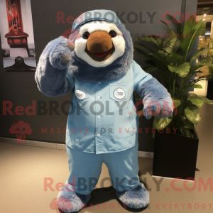 Disfraz de mascota Sky Blue...