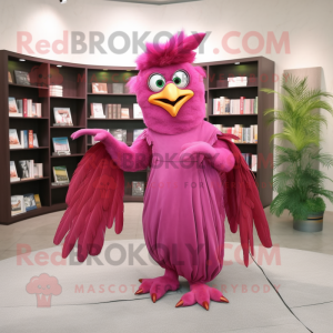 Magenta harpij mascotte...