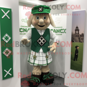 Celtic Cross mascot costume...