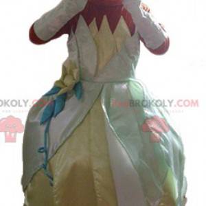 Mascotte de Tiana célèbre princesse de dessin animé -