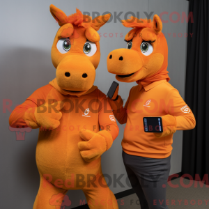 Costume mascotte de cheval...