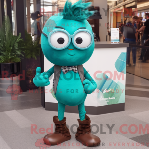 Disfraz de mascota de Teal...
