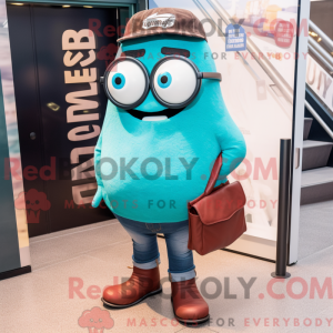 Teal Chocolates mascot...