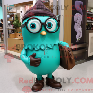 Disfraz de mascota de Teal...