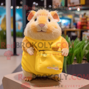 Yellow Guinea Pig mascot...