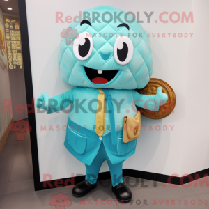 Turquoise Dim Sum mascot...