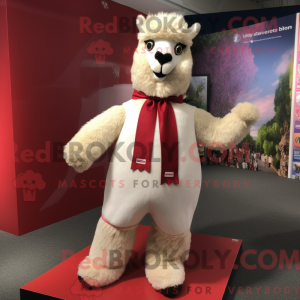 Alpaca maskot kostume...