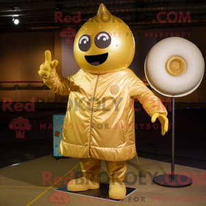 Goldenes Maskottchenkostüm...
