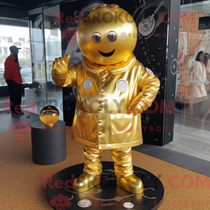 Gold Human Cannon Ball...