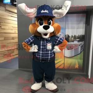 Navy Gazelle Maskottchen...