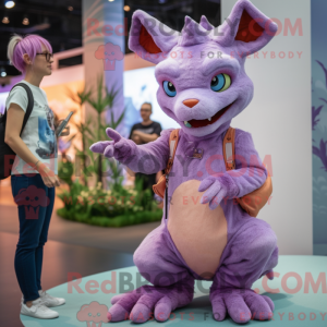 Lavendel Chupacabra maskot...