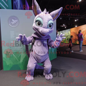 Lavendel Chupacabra maskot...