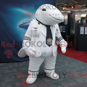 White Humpback Whale mascot...